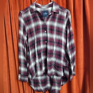 Long Sleeved Flannel Top